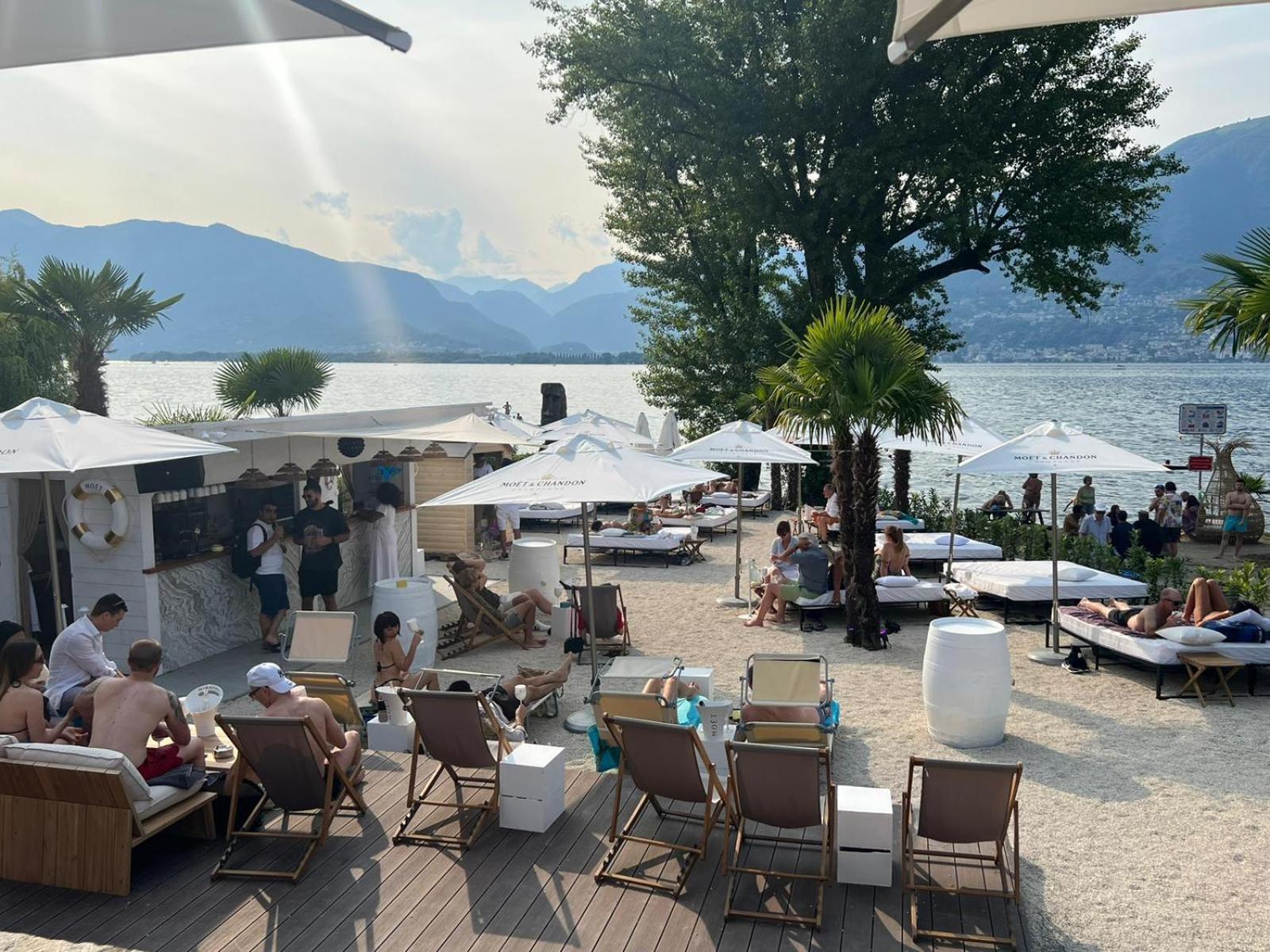 Riva Beach Club I Boutique Hotel I Restaurant Gambarogno Εξωτερικό φωτογραφία